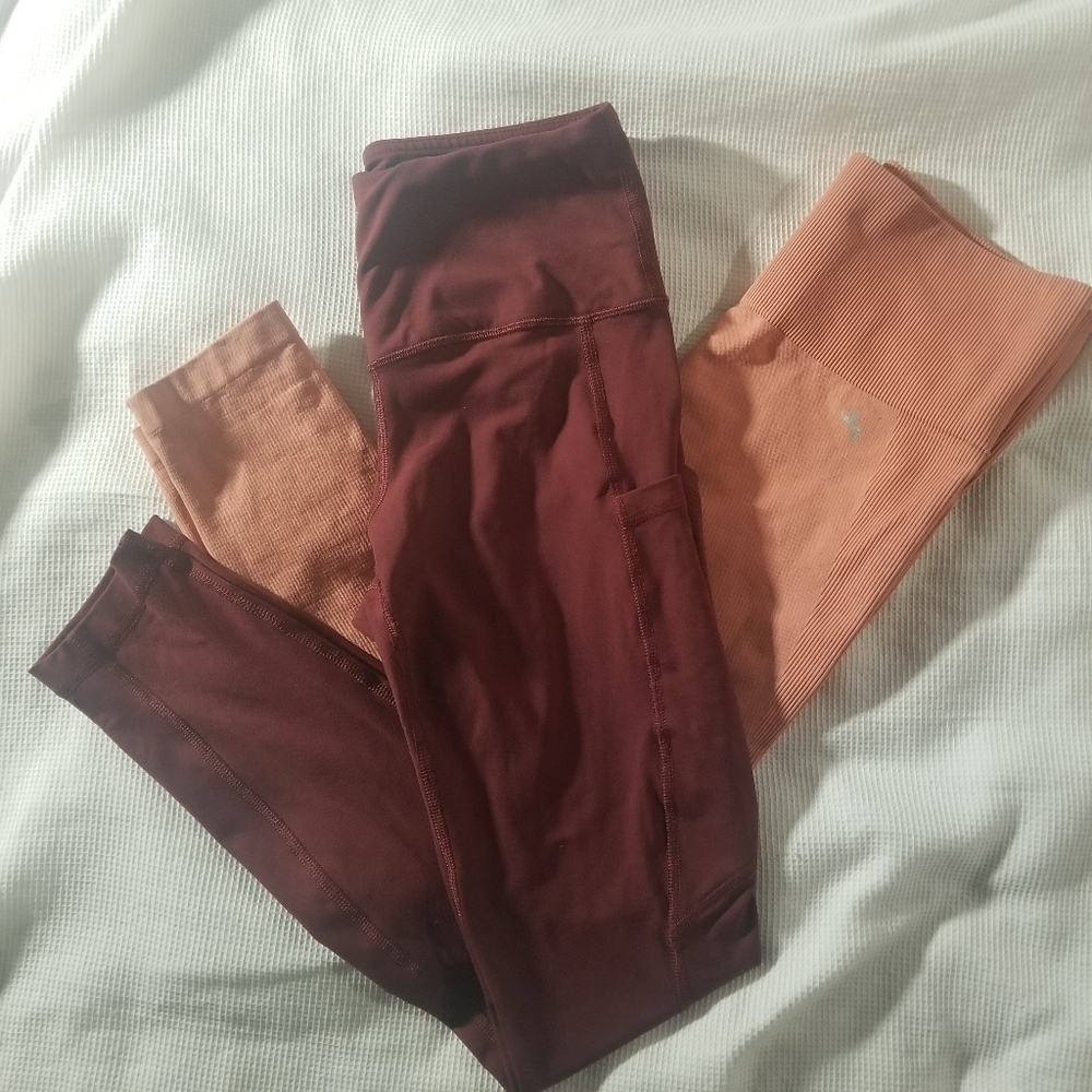 2 Pair, High Waist, High Compression, Wicking B1